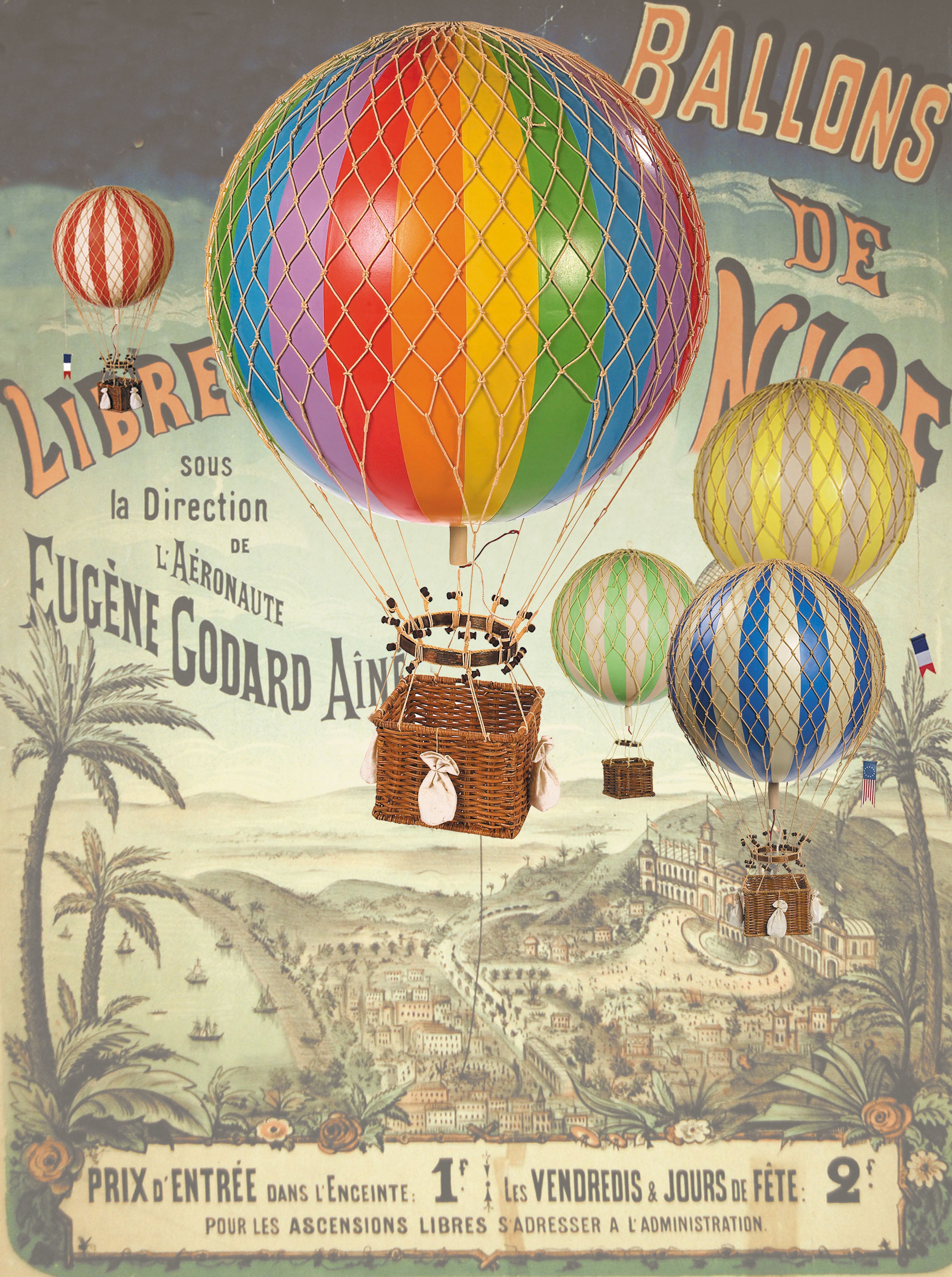 Vintage hot deals air balloon