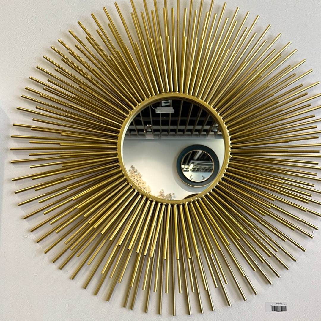 Gold Sunburst Mirror – Designer Starburst Mirror Gold – Dutch Hospital  Luxury Lifestyle