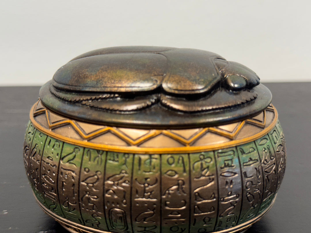 Egyptian Scarab Trinket Box