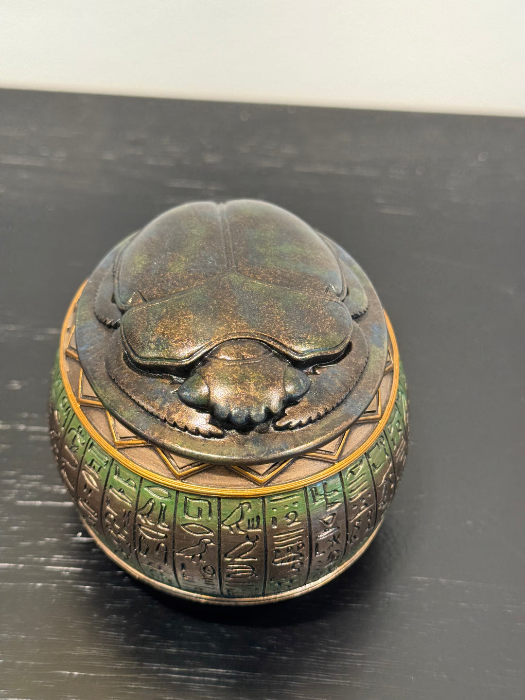 Egyptian Scarab Trinket Box