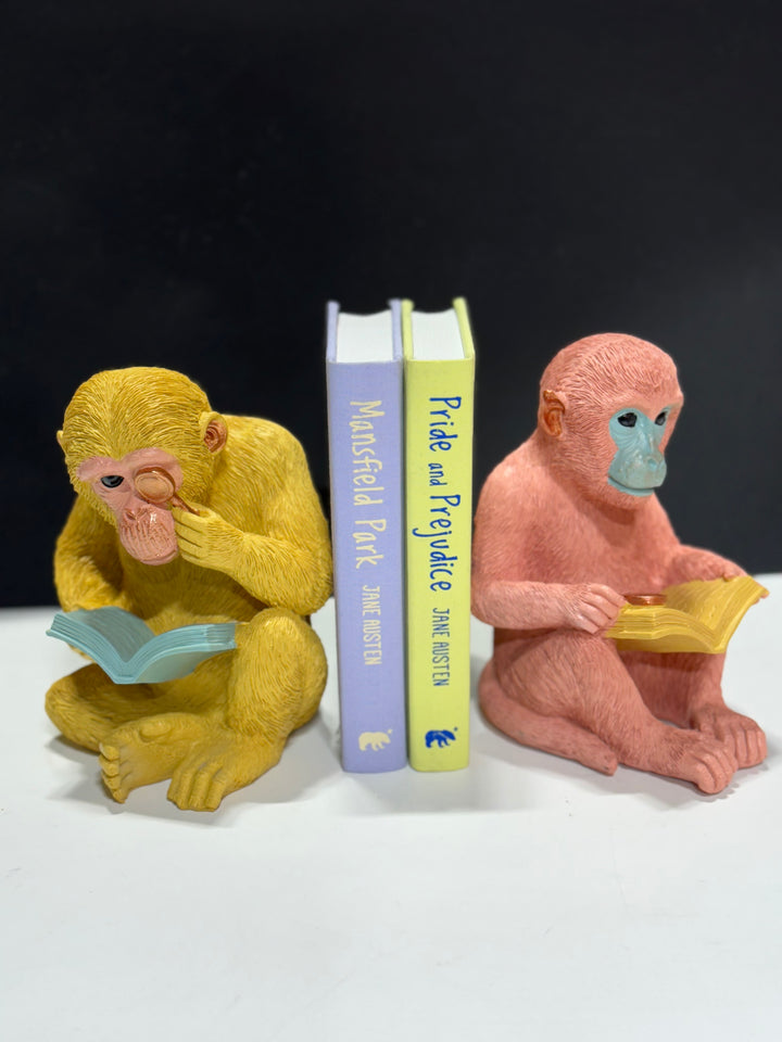 Bookends : Monkey Bookends
