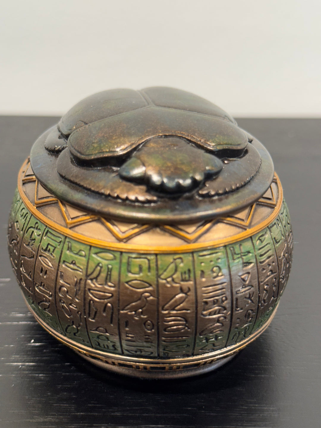 Egyptian Scarab Trinket Box