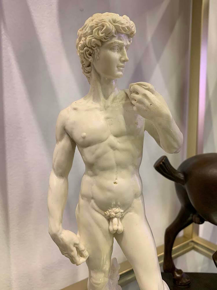 Authentic replica of Michelangelo's sculpture, David.