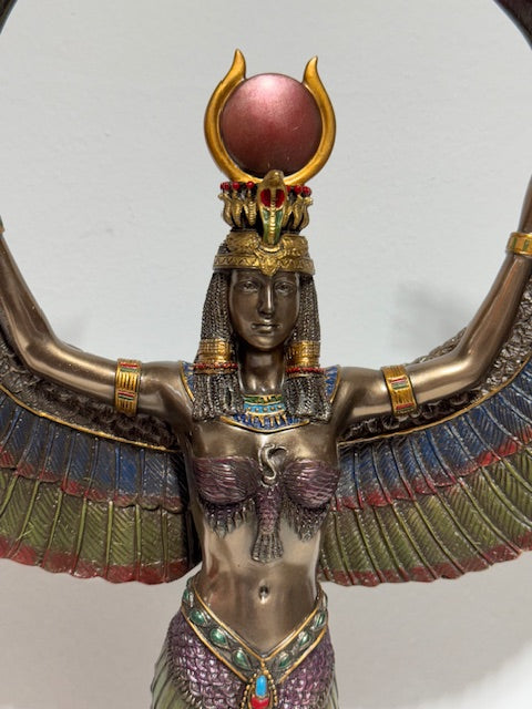 Egyptian Goddess ISIS  Sculpture - Goddess Of Magic And Wisdom