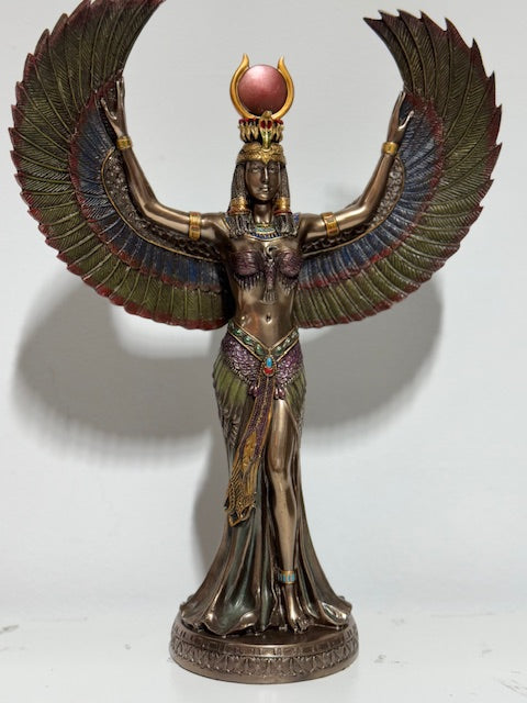 Egyptian Goddess ISIS  Sculpture - Goddess Of Magic And Wisdom