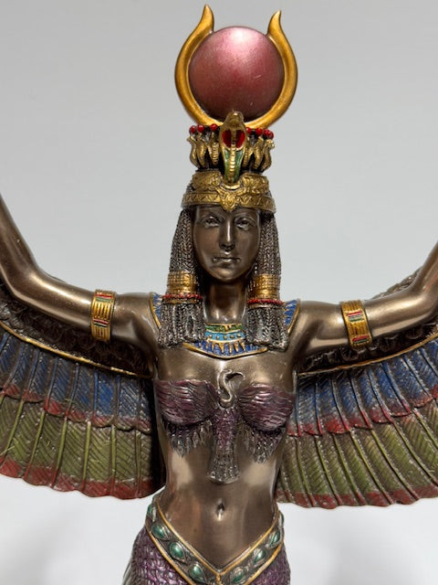 Egyptian Goddess ISIS  Sculpture - Goddess Of Magic And Wisdom