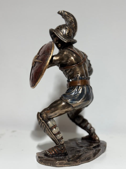 Murmillo Gladiator sculpture - Roman fighter