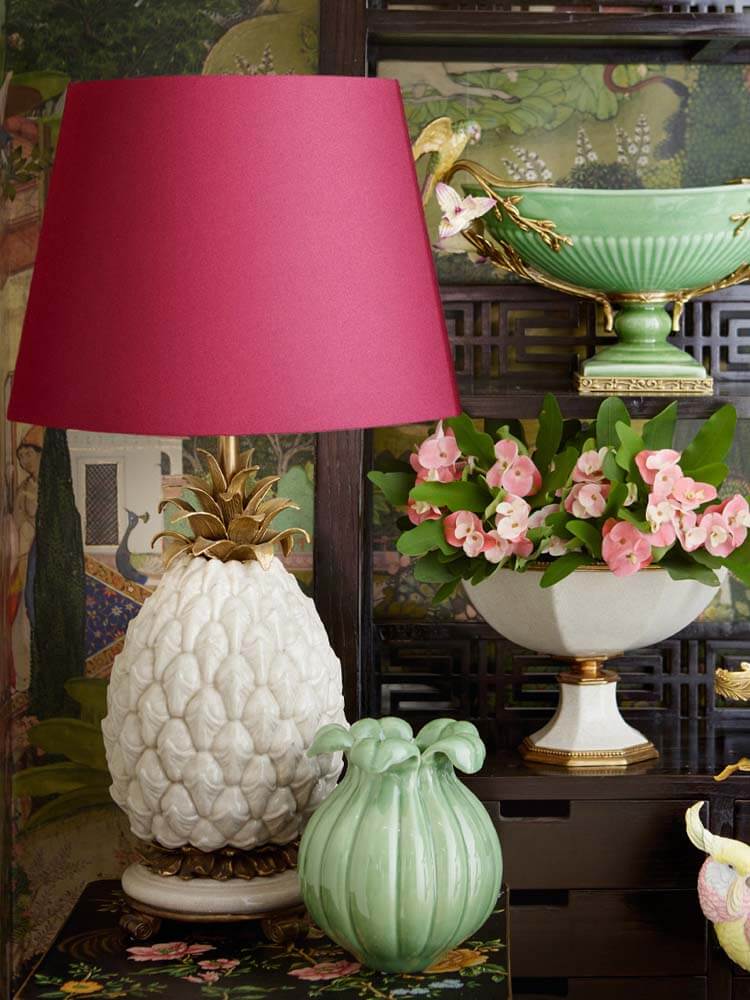 Table Lamp Large Pineapple, 53cm