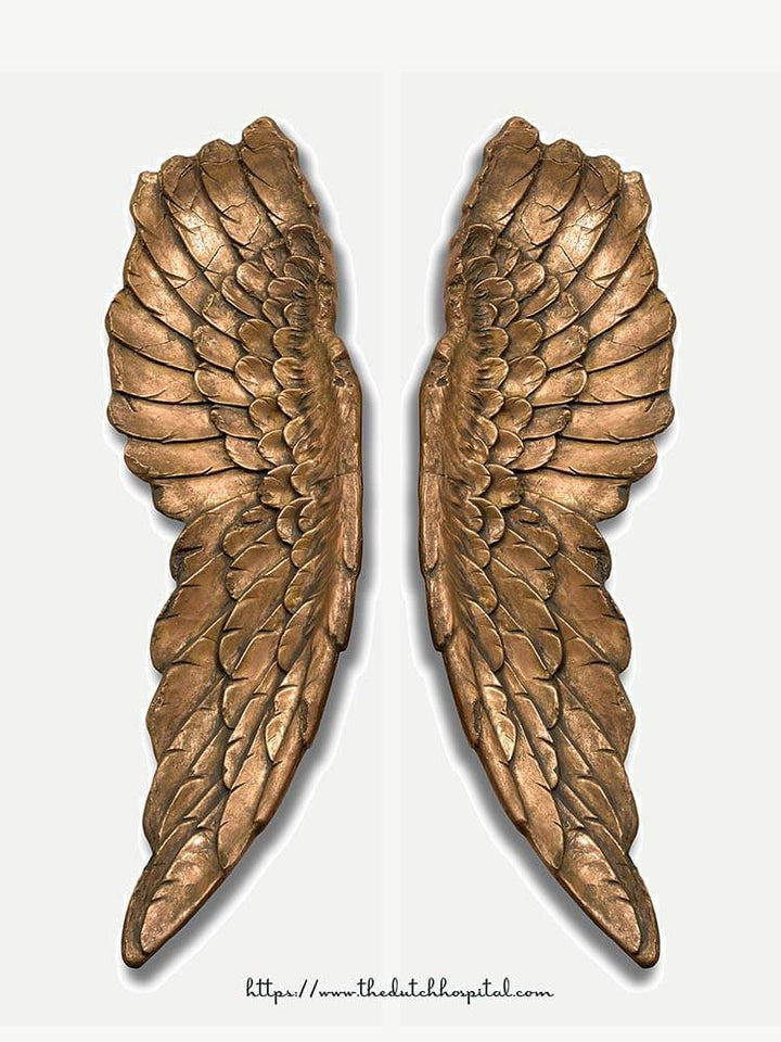 Angel wings large gold UK Seller