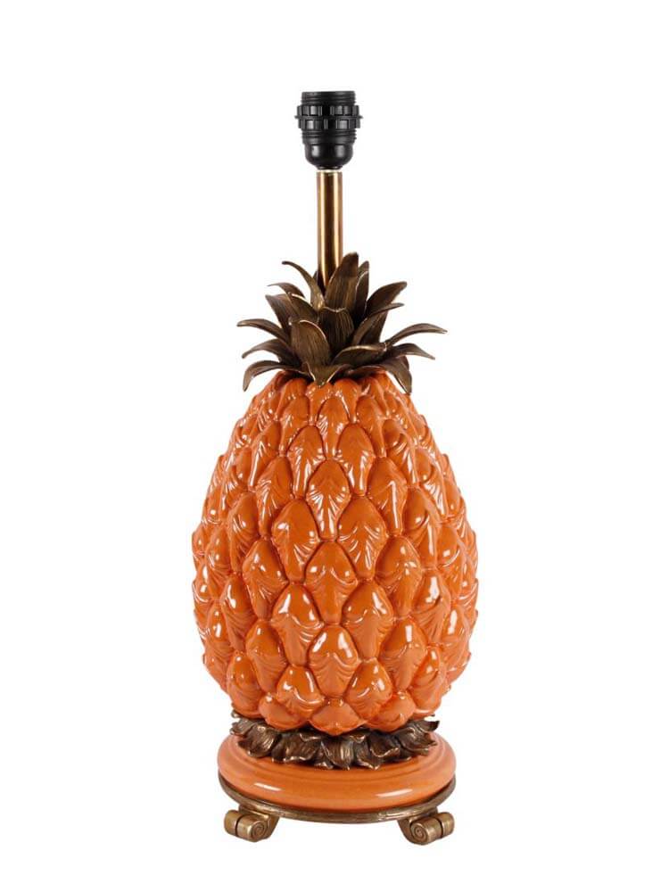 Table Lamp Large Pineapple, 53cm