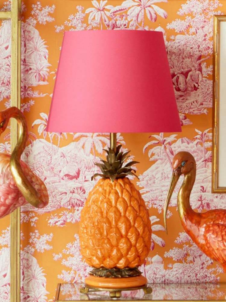 Table Lamp Large Pineapple, 53cm