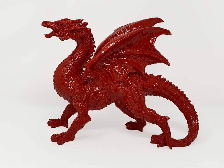 Red Dragon Figurine, Welsh Dragon, 31cm