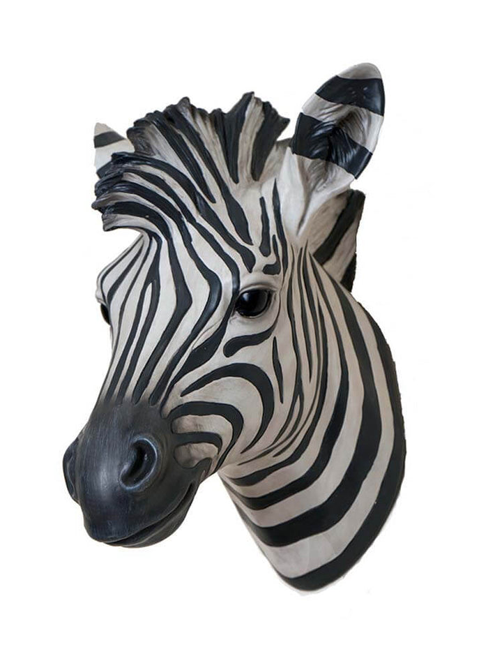 Zebra wall head, Zebra head wall mount