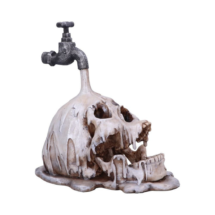 Human Skull:Tapped Pouring Tap Skull