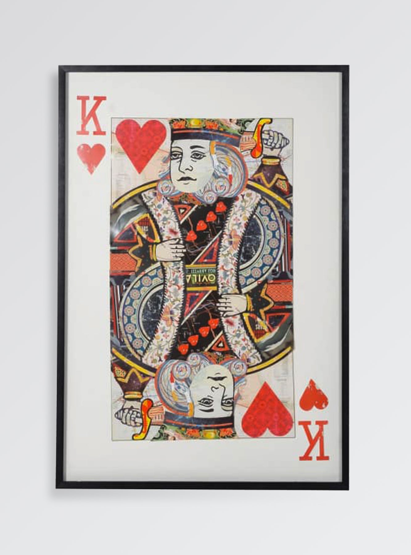 King of Hearts Large Playing Card Wall Picture, 145 x 100cm