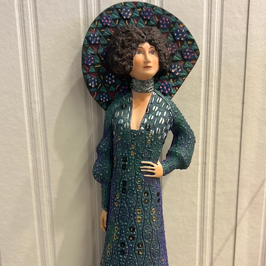 Woman Sculpture Emilie Louise Flöge by Klimt